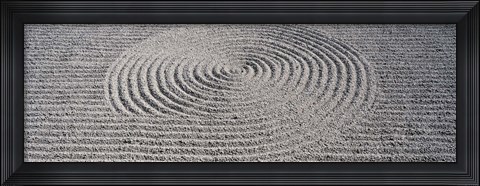 Framed Hojo Garden Tofuku Temple Kyoto Japan Print