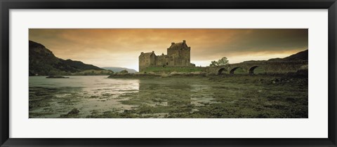 Framed Eilean Donan Castle at dusk, Scotland Print