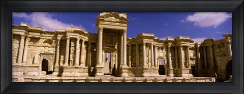 Framed Facade of a theater, Roman Theater, Palmyra, Syria Print