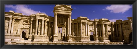 Framed Facade of a theater, Roman Theater, Palmyra, Syria Print