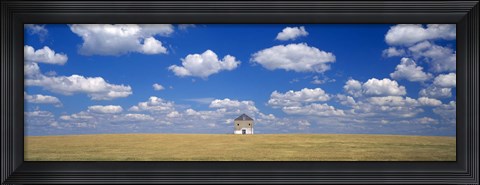 Framed Barn in the farm, Grant County, Minnesota, USA Print