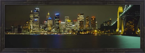 Framed Sydney Harbor Bridge, Australia Print