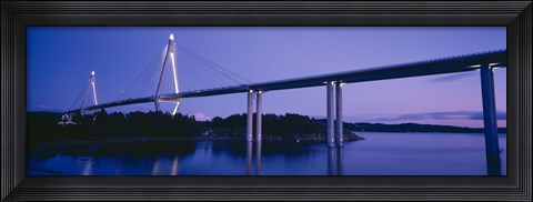 Framed Sunninge Bridge, Uddevalla, Sweden Print