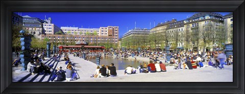 Framed Kungstradgarden Park, Stockholm, Sweden Print