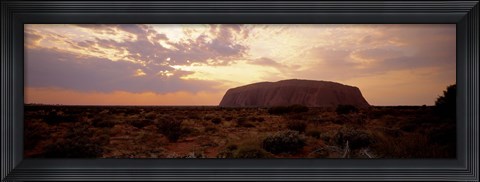 Framed Uluru-Kata Tjuta National Park Northern Territory Australia Print