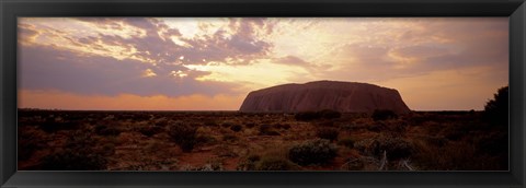 Framed Uluru-Kata Tjuta National Park Northern Territory Australia Print