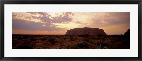 Framed Uluru-Kata Tjuta National Park Northern Territory Australia Print