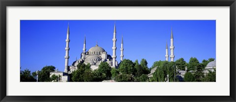 Framed Blue Mosque, Istanbul, Turkey Print