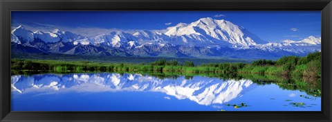 Framed Alaska Range, Denali National Park, Alaska, USA Print