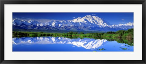 Framed Alaska Range, Denali National Park, Alaska, USA Print