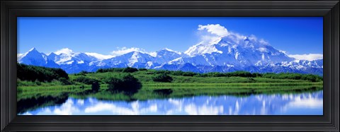 Framed Reflection Pond, Mount McKinley, Denali National Park, Alaska, USA Print