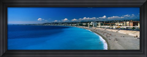 Framed Mediterranean Sea French Riviera Nice France Print