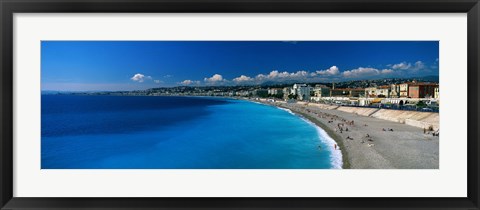 Framed Mediterranean Sea French Riviera Nice France Print