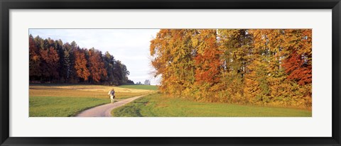 Framed Woman On Horse, Cantone Zug, Switzerland Print