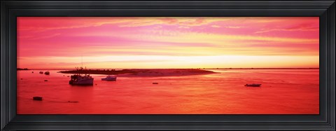Framed Sunrise Chatham Harbor Cape Cod MA USA Print
