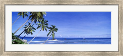Framed La Digue Island, Seychelles Print