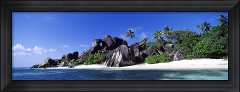 Framed La Digue Island Seychelles Print