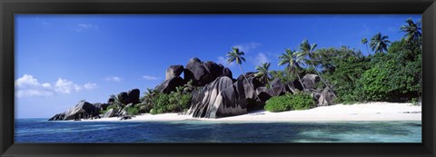 Framed La Digue Island Seychelles Print