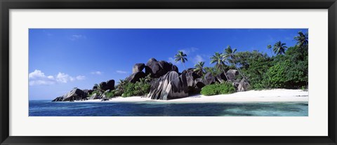 Framed La Digue Island Seychelles Print