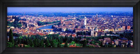 Framed Cityscape, Verona, Italy Print