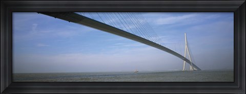 Framed Pont de Normandy Normandy France Print