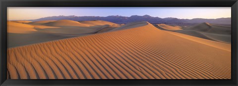 Framed Sand Dunes in Death Valley National Park, California Print