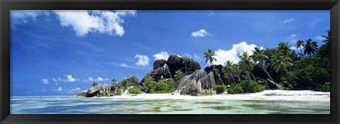 Framed La Digue Seychelles Print