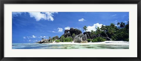 Framed La Digue Seychelles Print