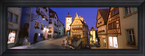 Framed Germany, Rothenburg ob der Tauber Print