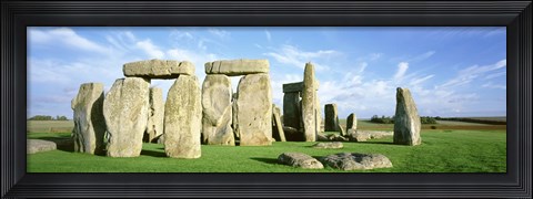 Framed Stonehenge, Wiltshire, England, United Kingdom Print