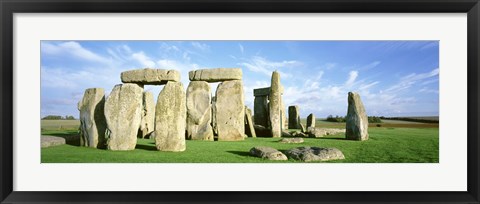 Framed Stonehenge, Wiltshire, England, United Kingdom Print