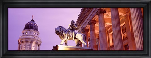 Framed Schauspielhaus, Deutscher Dom, Berlin, Germany Print