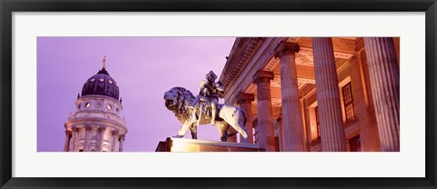 Framed Schauspielhaus, Deutscher Dom, Berlin, Germany Print