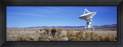Framed VLA Telescope, Socorro, New Mexico, USA Print
