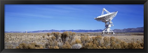 Framed VLA Telescope, Socorro, New Mexico, USA Print