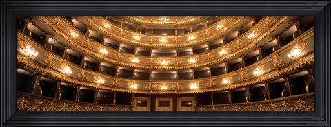 Framed Stavovske Theater, Prague, Czech Republic Print