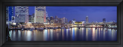 Framed Darling Harbor, Sydney, Australia Print