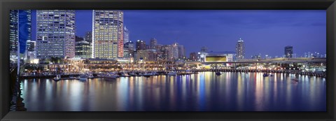 Framed Darling Harbor, Sydney, Australia Print