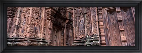 Framed Bantreay Srei nr Siem Reap Cambodia Print