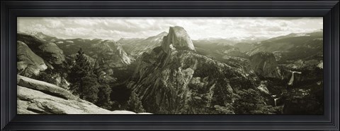 Framed USA, California, Yosemite National Park, Half Dome Print