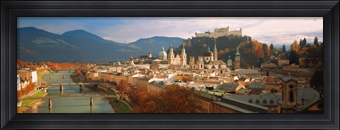 Framed Cityscape Salzburg Austria Print