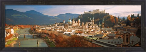 Framed Cityscape Salzburg Austria Print