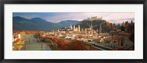 Framed Cityscape Salzburg Austria Print