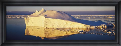 Framed Iceberg, Ross Sea, Antarctica, Print