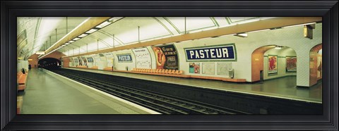 Framed Metro Station, Paris, France Print