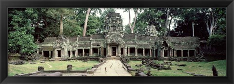 Framed Preah Khan Temple, Angkor Wat, Cambodia Print