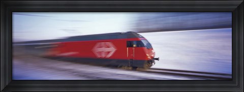 Framed SBB Train Switzerland Print