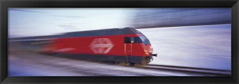 Framed SBB Train Switzerland Print