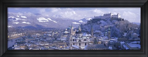 Framed Winter, Salzburg, Austria Print