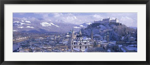 Framed Winter, Salzburg, Austria Print